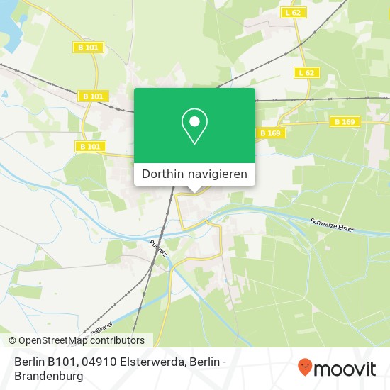 Berlin B101, 04910 Elsterwerda Karte
