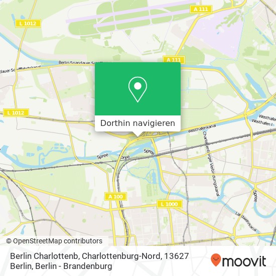 Berlin Charlottenb, Charlottenburg-Nord, 13627 Berlin Karte