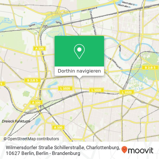 Wilmersdorfer Straße Schillerstraße, Charlottenburg, 10627 Berlin Karte