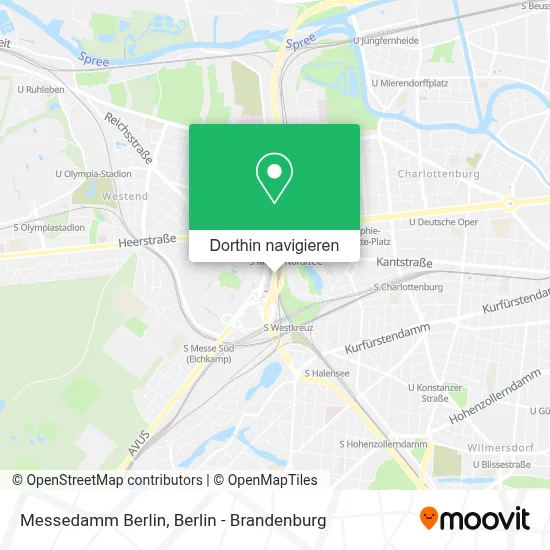 Messedamm Berlin Karte