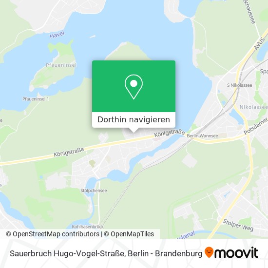 Sauerbruch Hugo-Vogel-Straße Karte