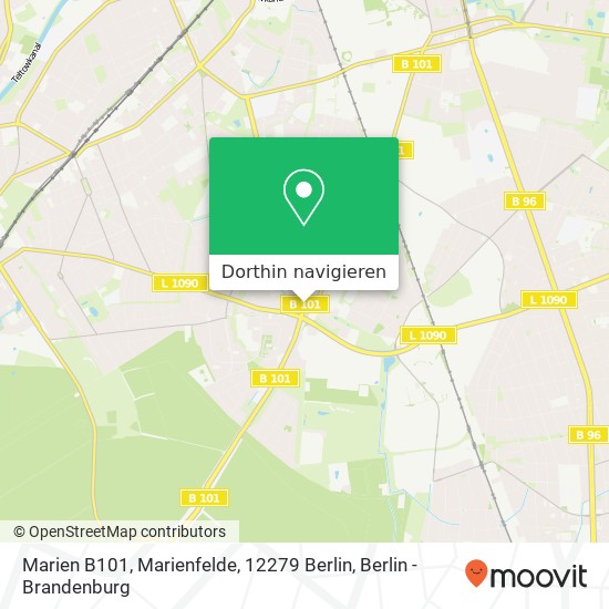 Marien B101, Marienfelde, 12279 Berlin Karte