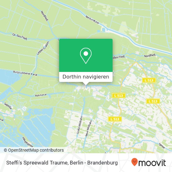 Steffi's Spreewald Traume, Waldschlößchenstraße 29B Karte