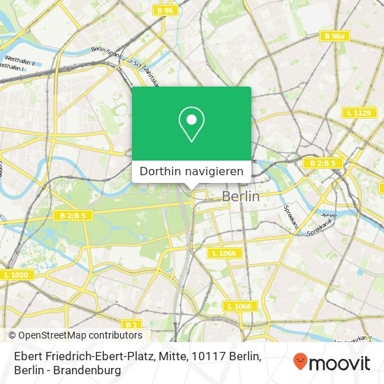 Ebert Friedrich-Ebert-Platz, Mitte, 10117 Berlin Karte