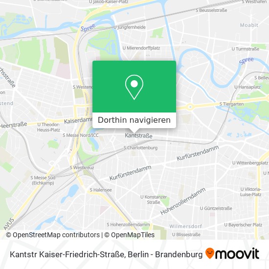 Kantstr Kaiser-Friedrich-Straße Karte