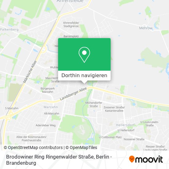 Brodowiner Ring Ringenwalder Straße Karte