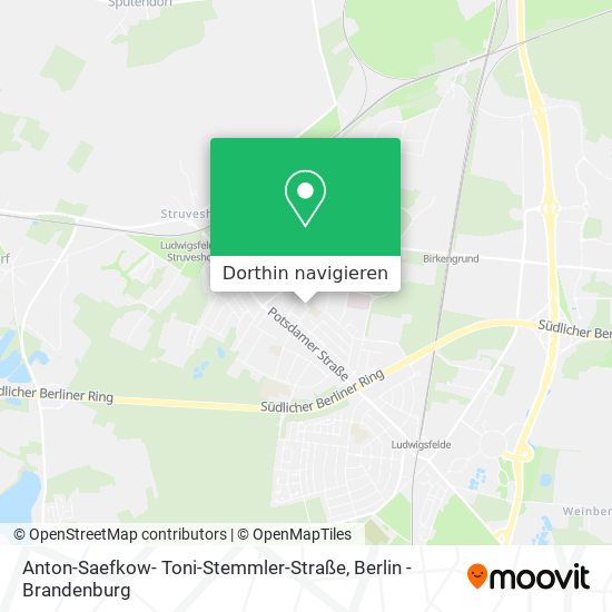 Anton-Saefkow- Toni-Stemmler-Straße Karte