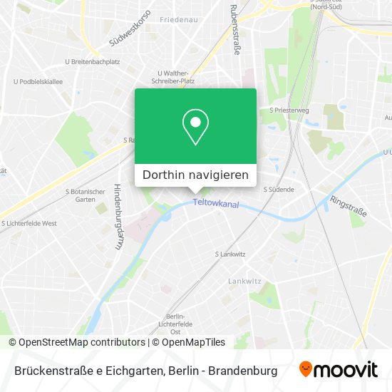 Brückenstraße e Eichgarten Karte