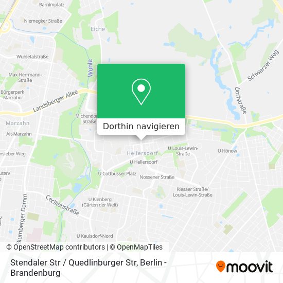 Stendaler Str / Quedlinburger Str Karte