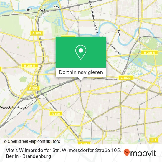 Viet's Wilmersdorfer Str., Wilmersdorfer Straße 105 Karte