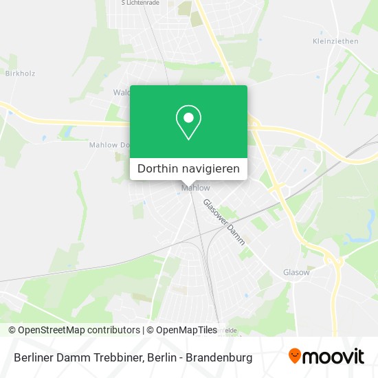 Berliner Damm Trebbiner Karte