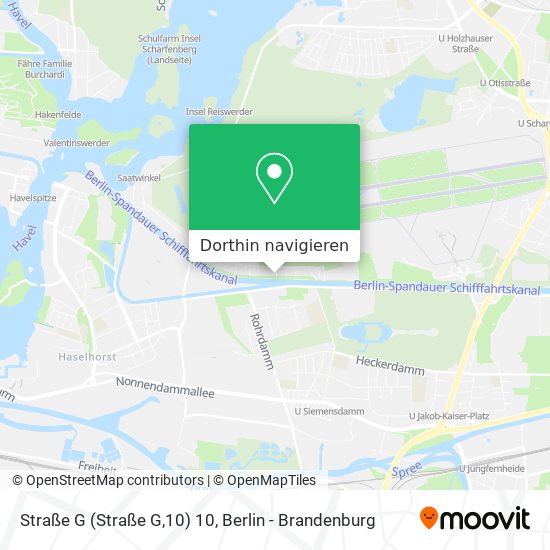 Straße G (Straße G,10) 10 Karte
