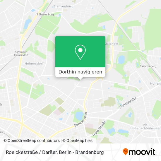 Roelckestraße / Darßer Karte