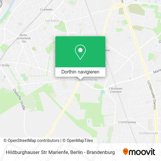 Hildburghauser Str Marienfe Karte
