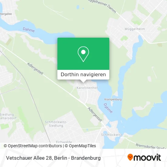 Vetschauer Allee 28 Karte