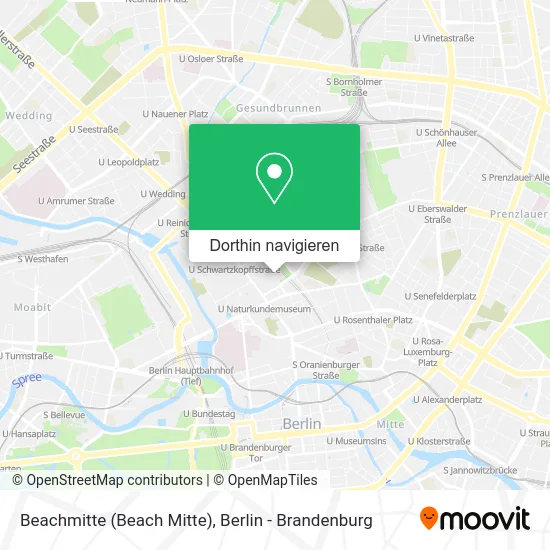 Beachmitte (Beach Mitte) Karte