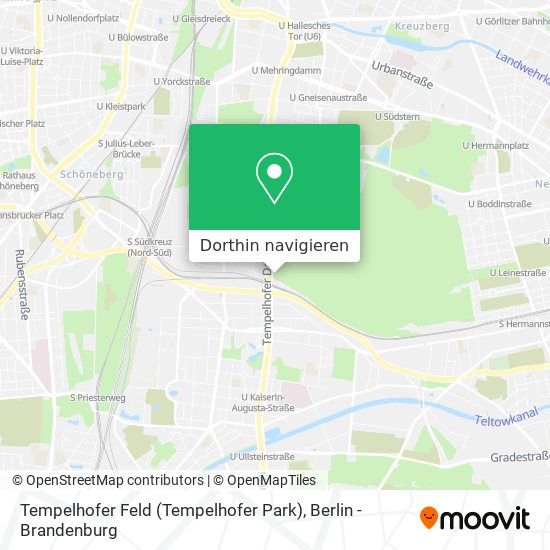 Tempelhofer Feld (Tempelhofer Park) Karte