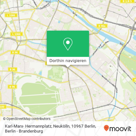 Karl-Marx- Hermannplatz, Neukölln, 10967 Berlin Karte