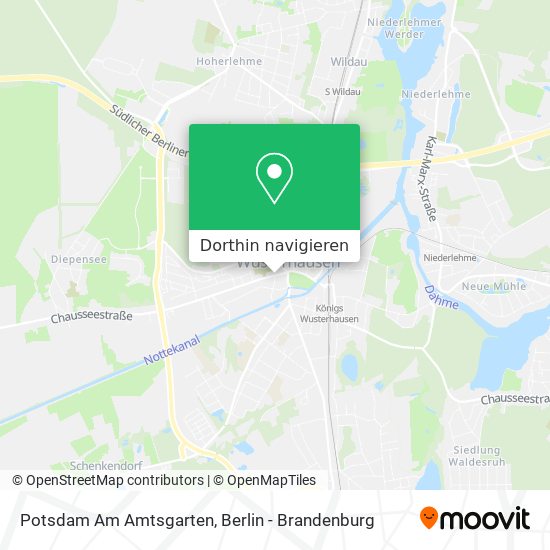 Potsdam Am Amtsgarten Karte