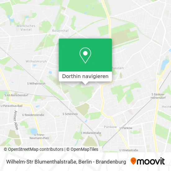 Wilhelm-Str Blumenthalstraße Karte