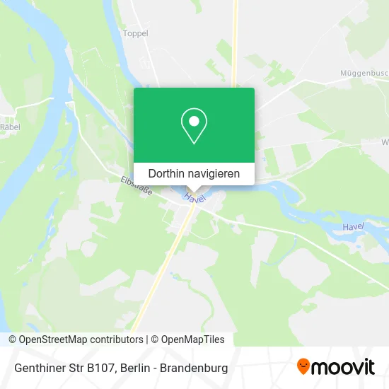 Genthiner Str B107 Karte