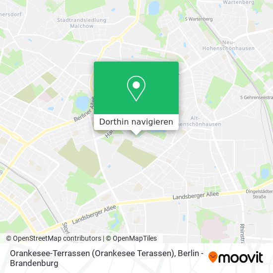 Orankesee-Terrassen (Orankesee Terassen) Karte