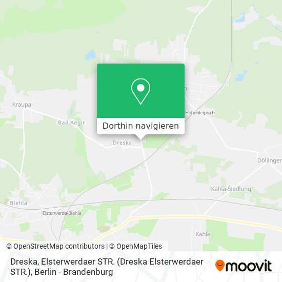 Dreska, Elsterwerdaer STR. (Dreska Elsterwerdaer STR.) Karte
