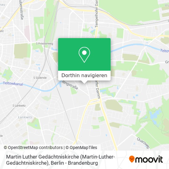 Martin Luther Gedächtniskirche Karte