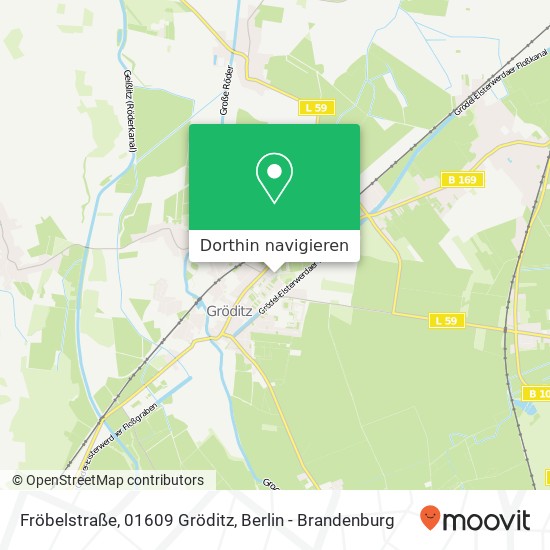 Fröbelstraße, 01609 Gröditz Karte