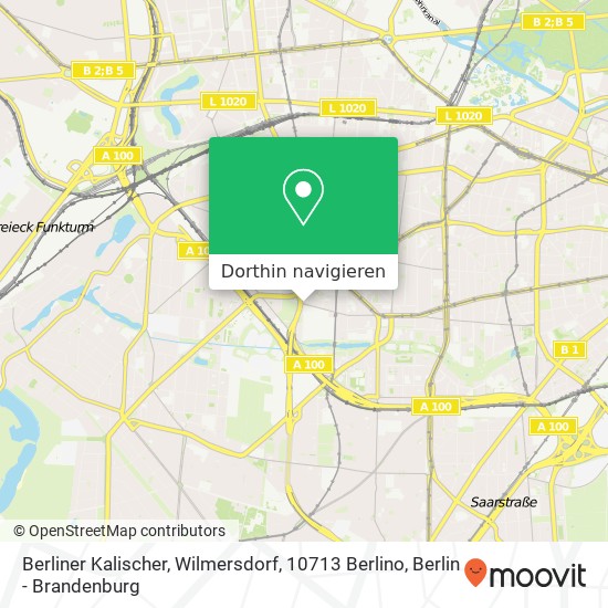 Berliner Kalischer, Wilmersdorf, 10713 Berlino Karte