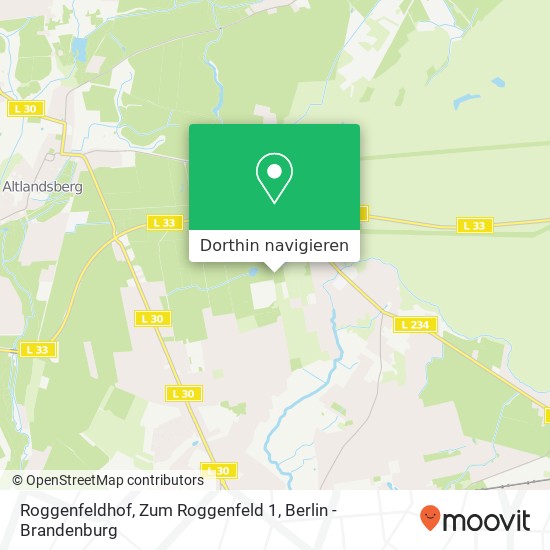 Roggenfeldhof, Zum Roggenfeld 1 Karte