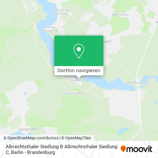 Albrechtsthaler Siedlung B Albrechtsthaler Siedlung C Karte