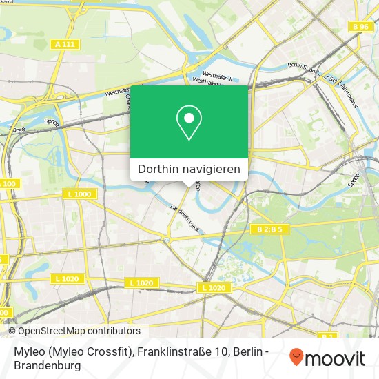 Myleo (Myleo Crossfit), Franklinstraße 10 Karte