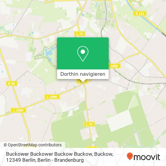 Buckower Buckower Buckow Buckow, Buckow, 12349 Berlin Karte