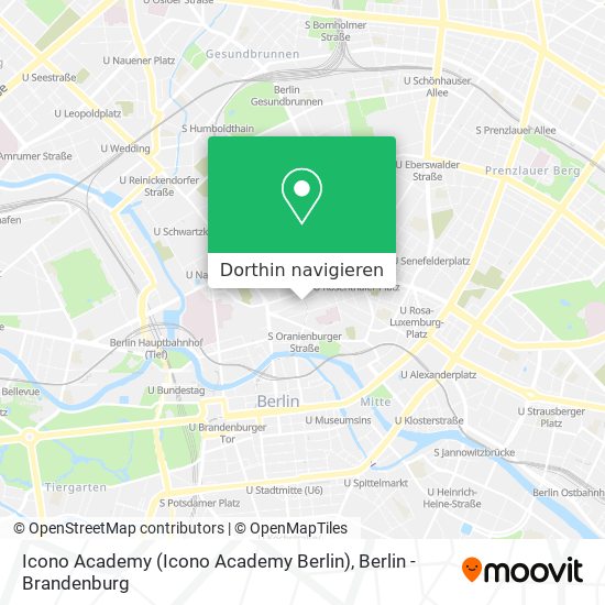 Icono Academy (Icono Academy Berlin) Karte