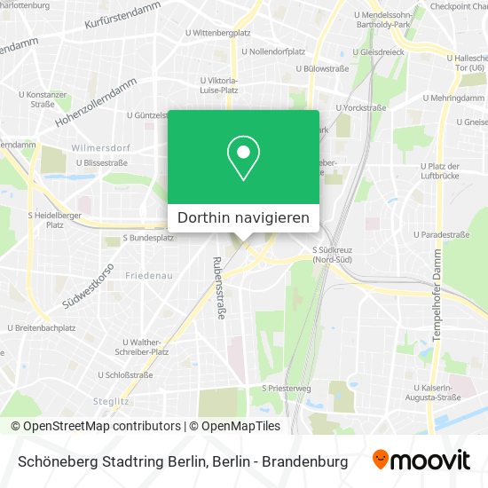 Schöneberg Stadtring Berlin Karte