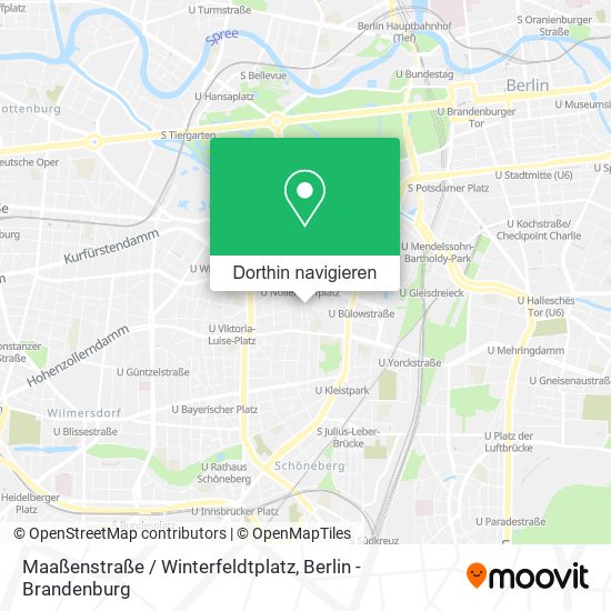 Maaßenstraße / Winterfeldtplatz Karte