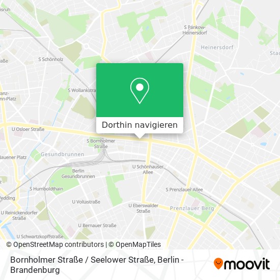 Bornholmer Straße / Seelower Straße Karte