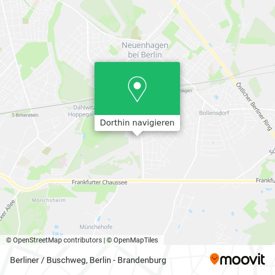 Berliner / Buschweg Karte