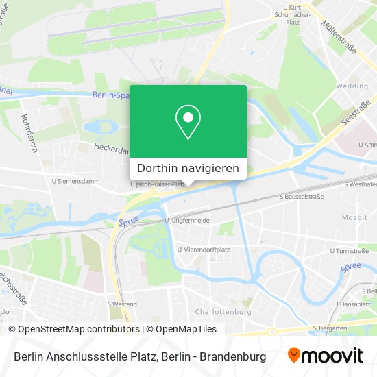 Berlin Anschlussstelle Platz Karte