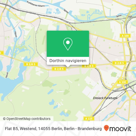 Flat B5, Westend, 14055 Berlin Karte