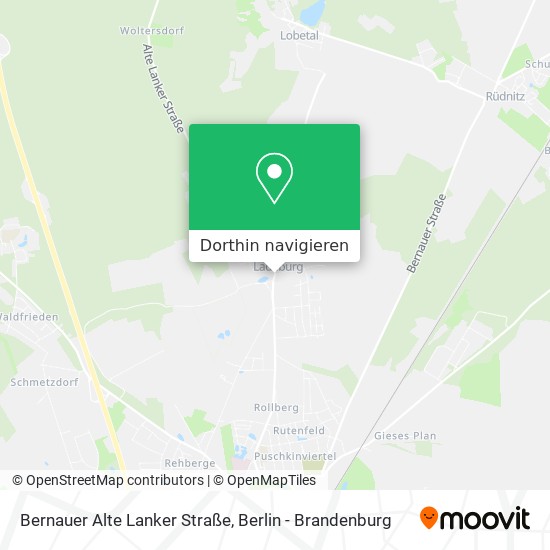 Bernauer Alte Lanker Straße Karte