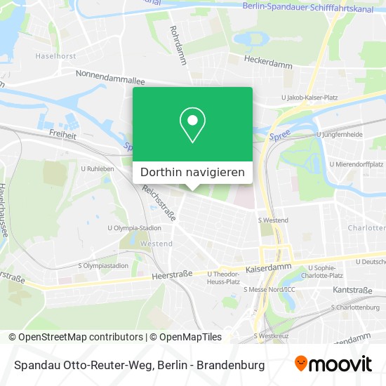 Spandau Otto-Reuter-Weg Karte