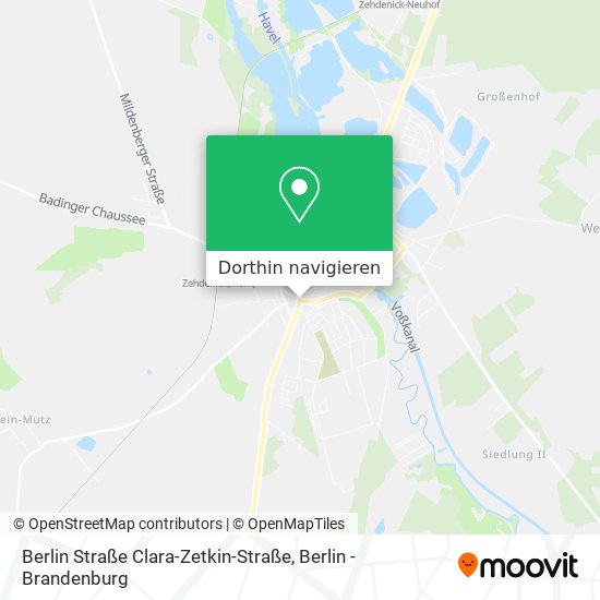 Berlin Straße Clara-Zetkin-Straße Karte