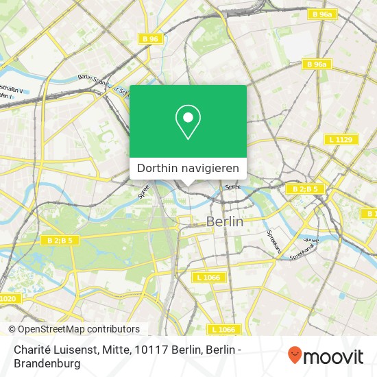 Charité Luisenst, Mitte, 10117 Berlin Karte