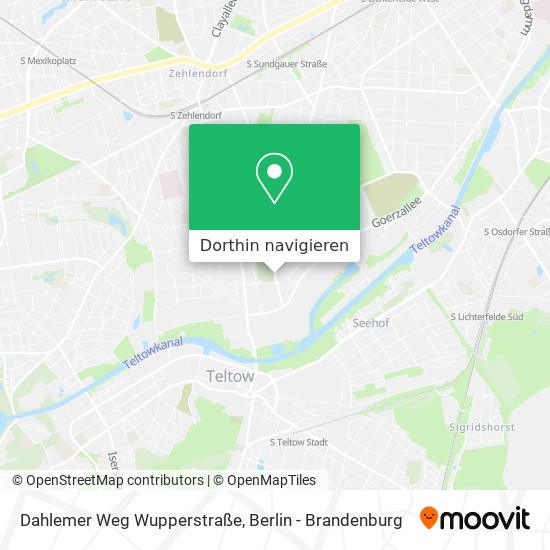 Dahlemer Weg Wupperstraße Karte