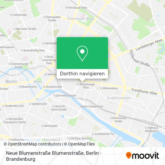Neue Blumenstraße Blumenstraße Karte