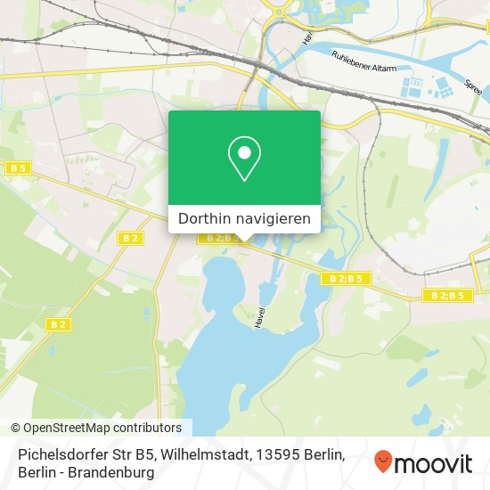 Pichelsdorfer Str B5, Wilhelmstadt, 13595 Berlin Karte