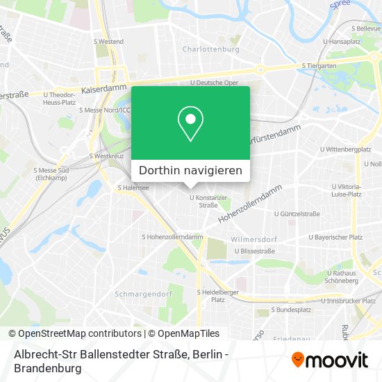 Albrecht-Str Ballenstedter Straße Karte
