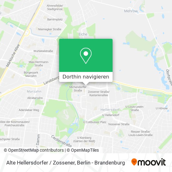 Alte Hellersdorfer / Zossener Karte